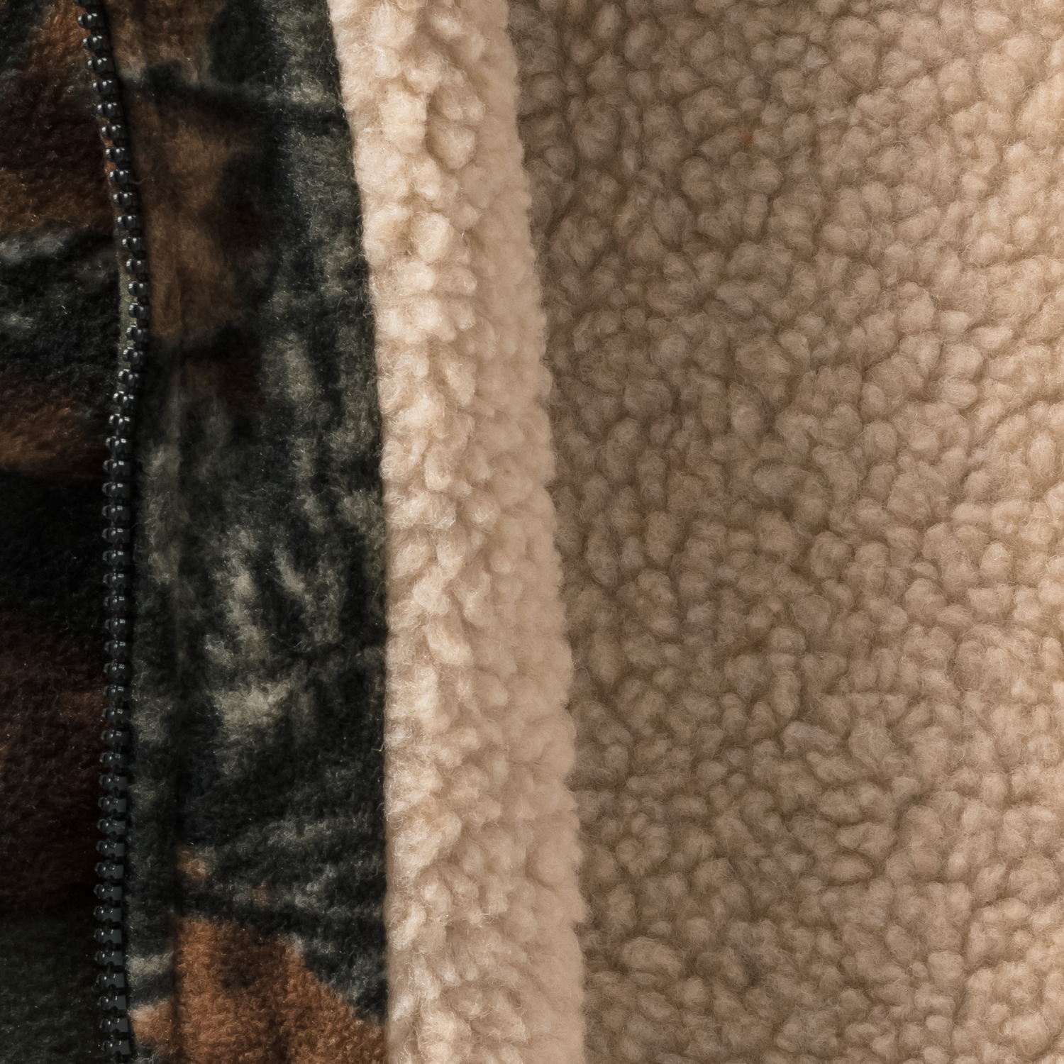 il Lago Basic Herren Thermo Fleecejacke (camouflage)