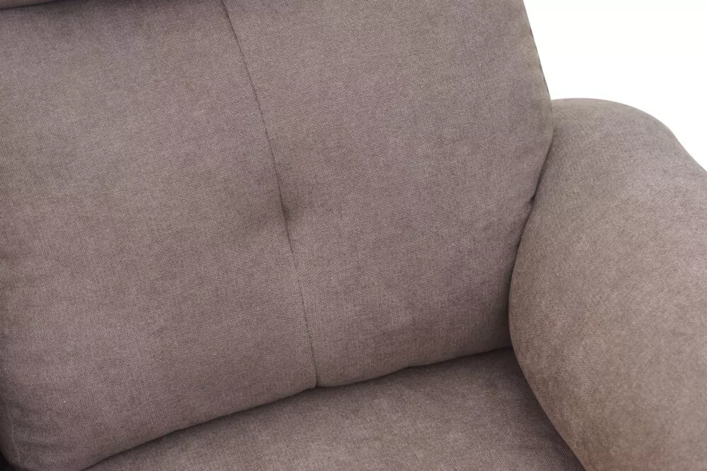Happy Home Relaxsofa-Set 3tlg. mit 5 Relaxfunktionen - Braun