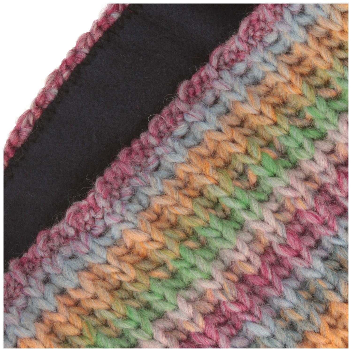 Breiter Stirnband Stirnband Unisex Farbverlauf mit Fleece