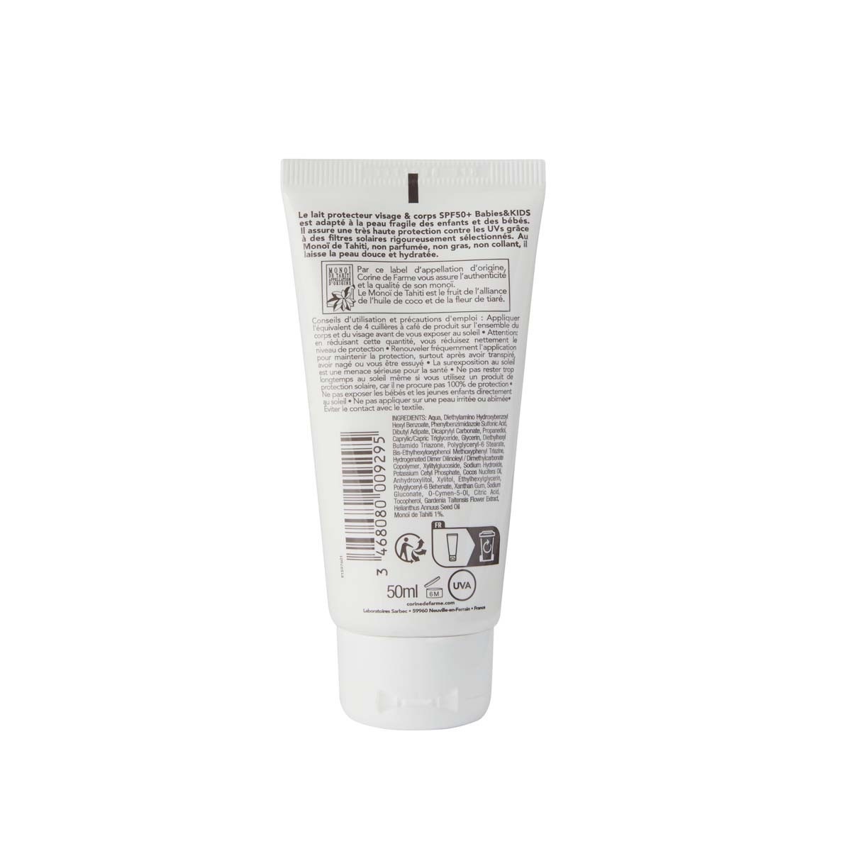 CORINE DE FARME Baba és Gyermek Védőkrém SPF50+