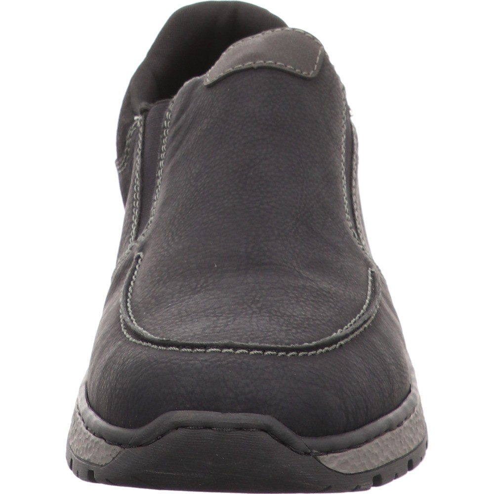 RIEKER Sportliche Slipper schwarz