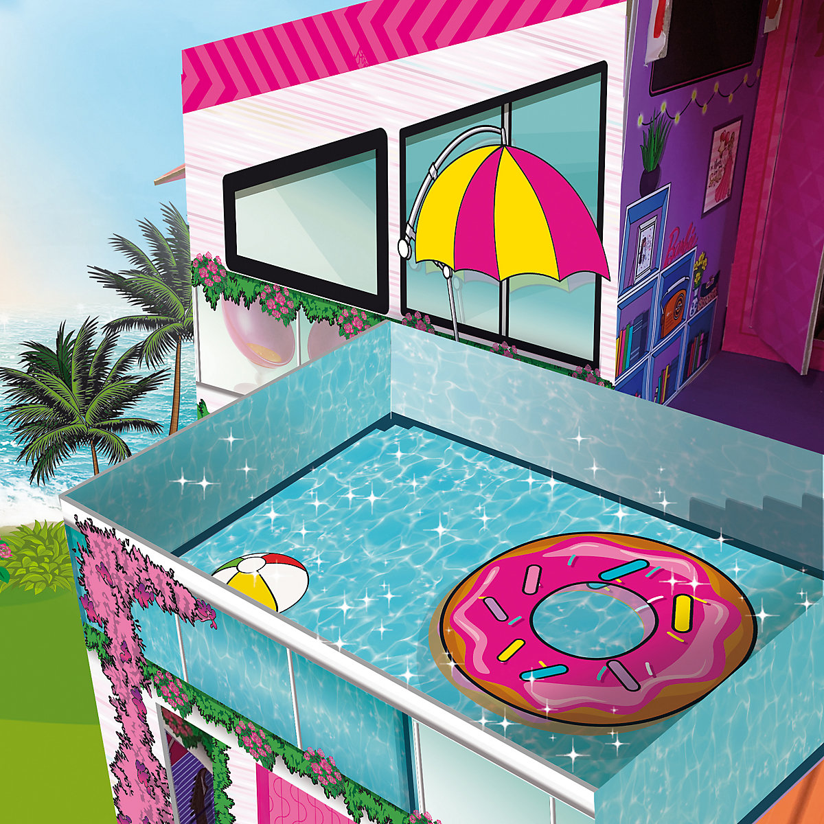 Barbie Sommervilla mit Puppe