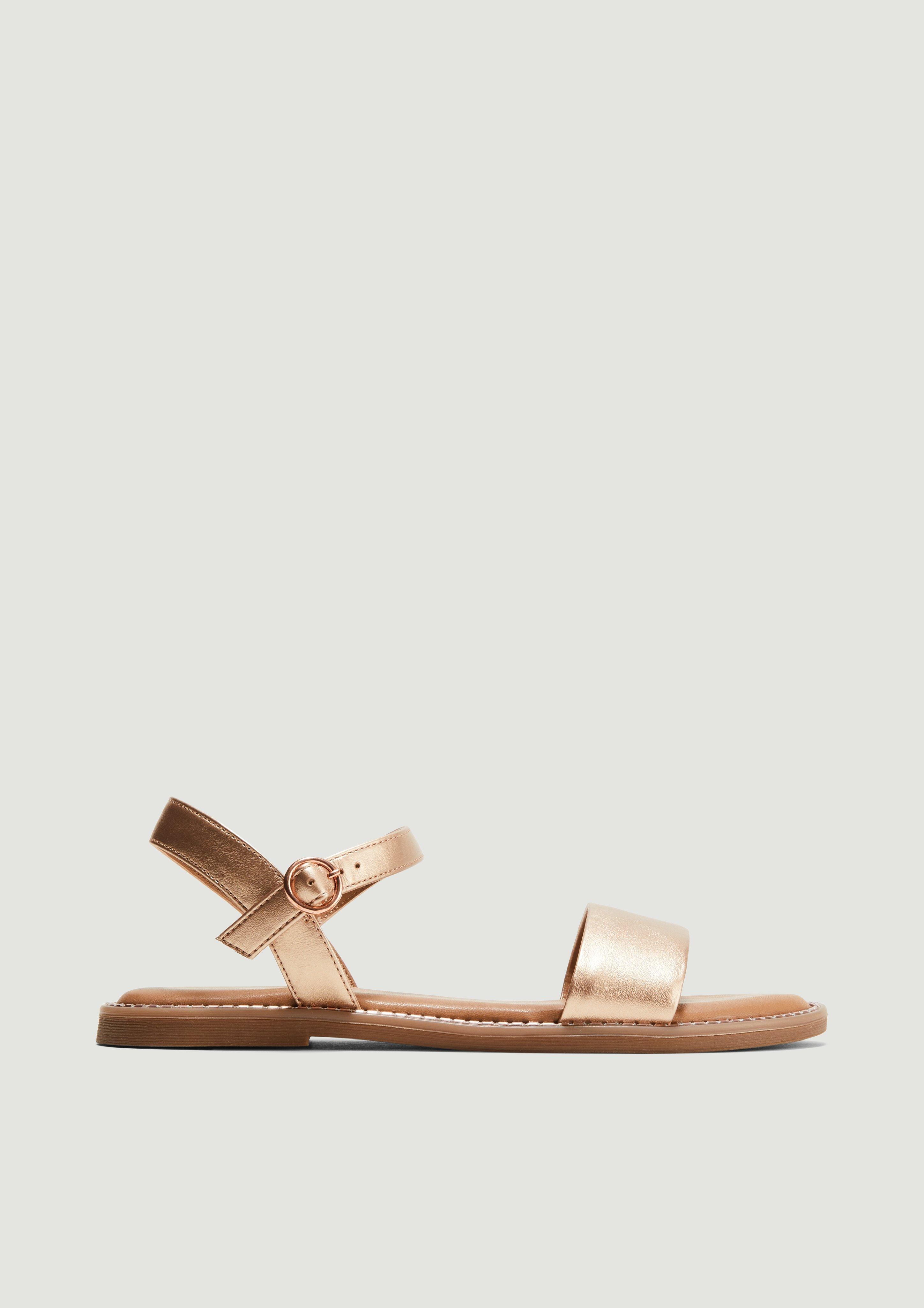 Sandalen mit Glanz-Optik  6007707-937