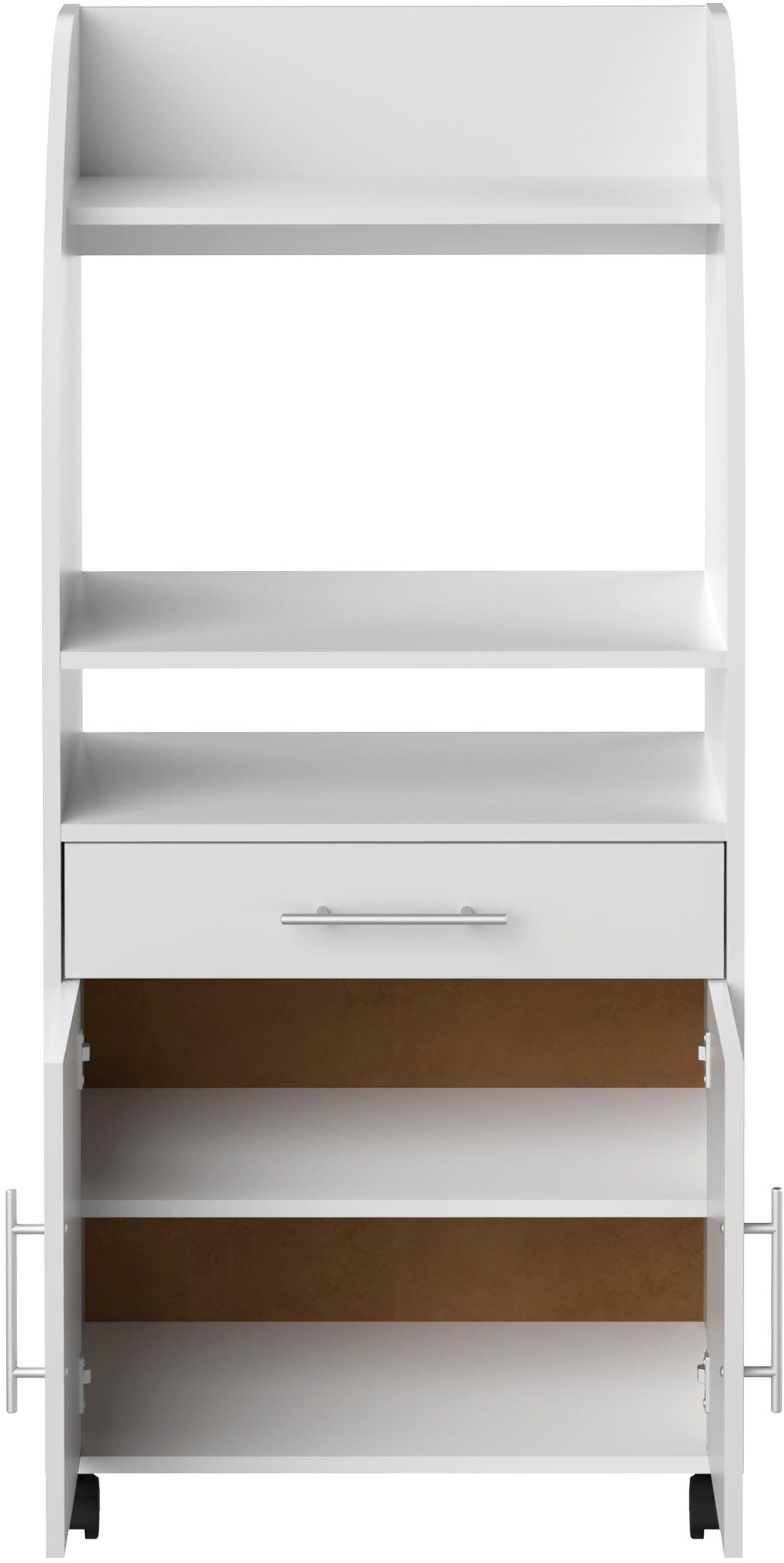 TemaHome Mehrzweckschrank Jeanne Breite 63 cm, auf Rollen