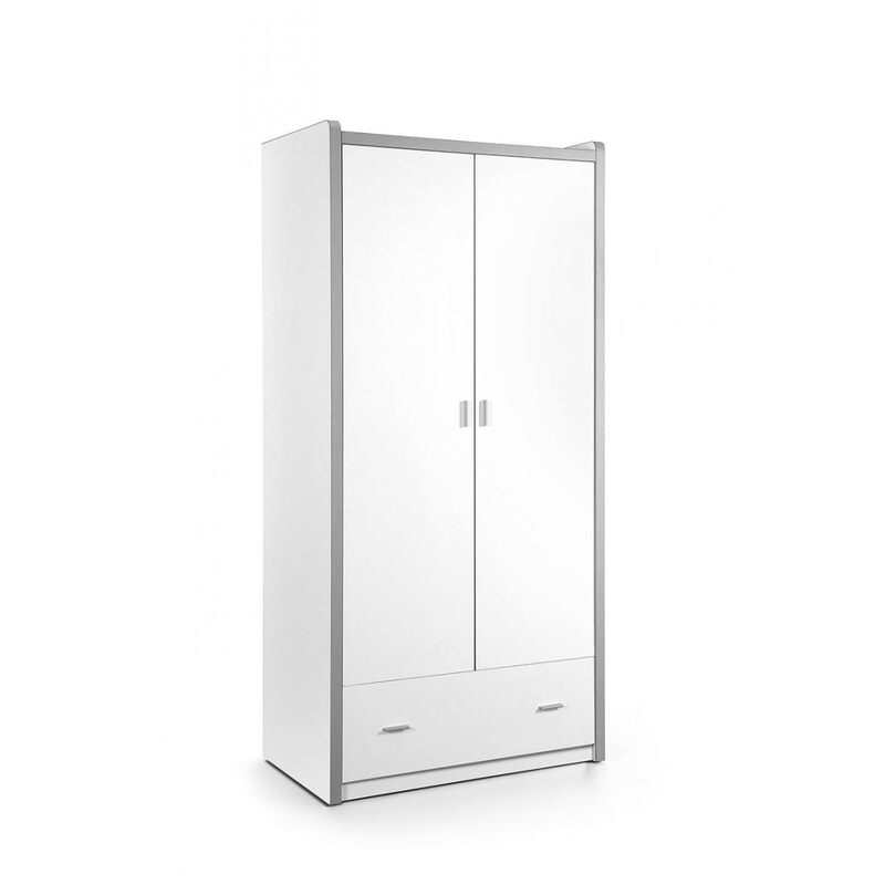 Armoire 2 portes Bonny blanc