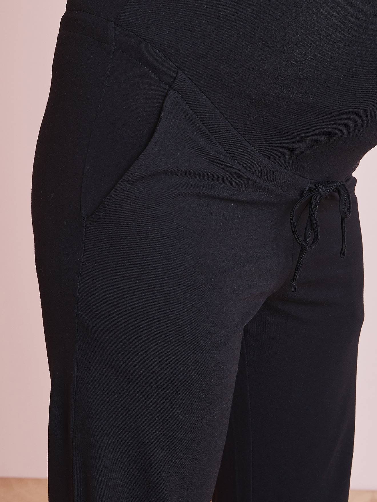 Pantalon yoga grossesse et post-grossesse noir