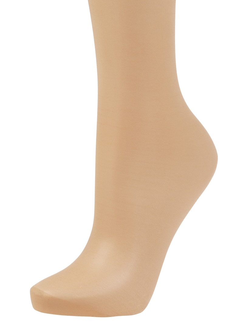 Strumpfhose in transparenter Optik - 15 DEN in hellbraun