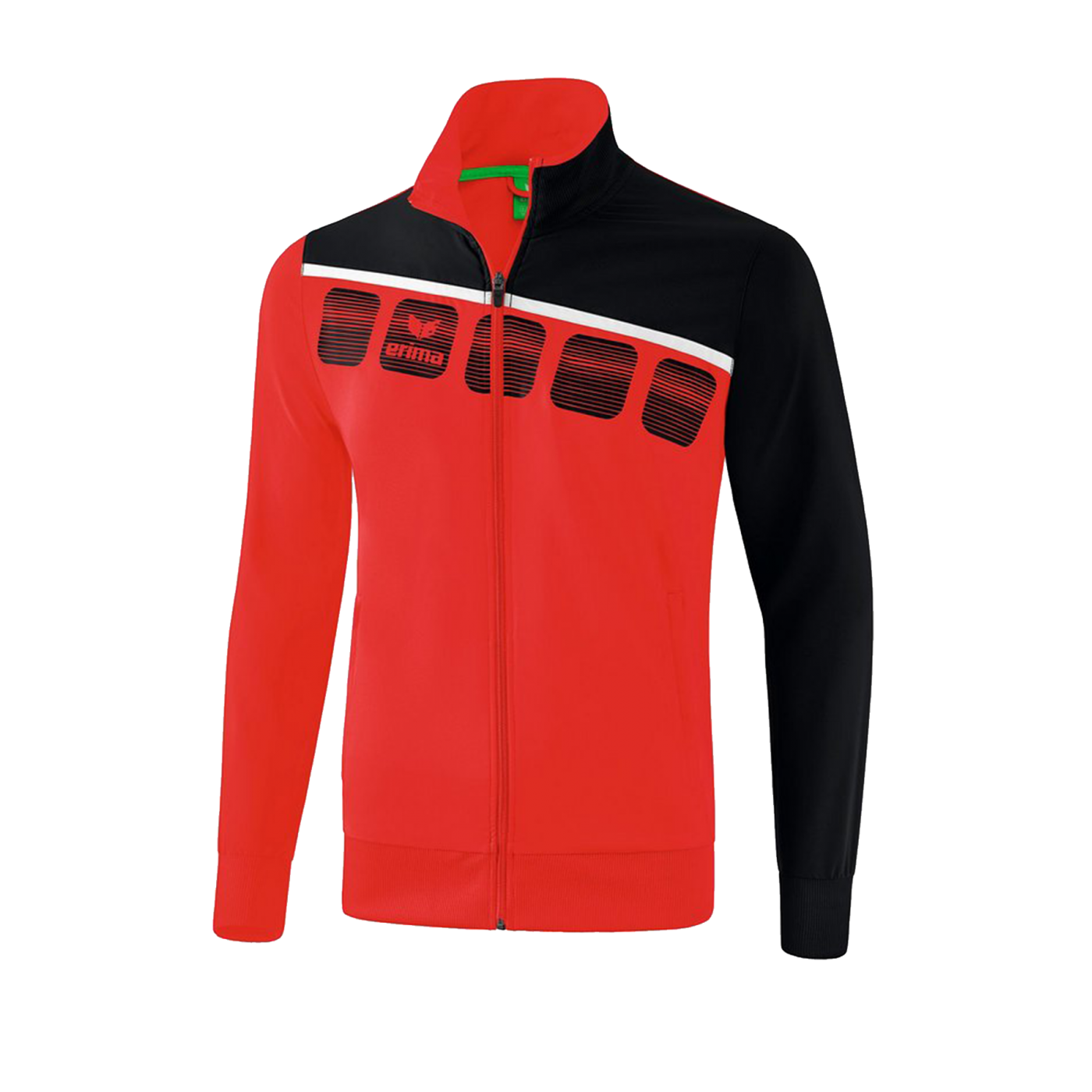 Erima 5-C Präsentationsjacke Rot Schwarz