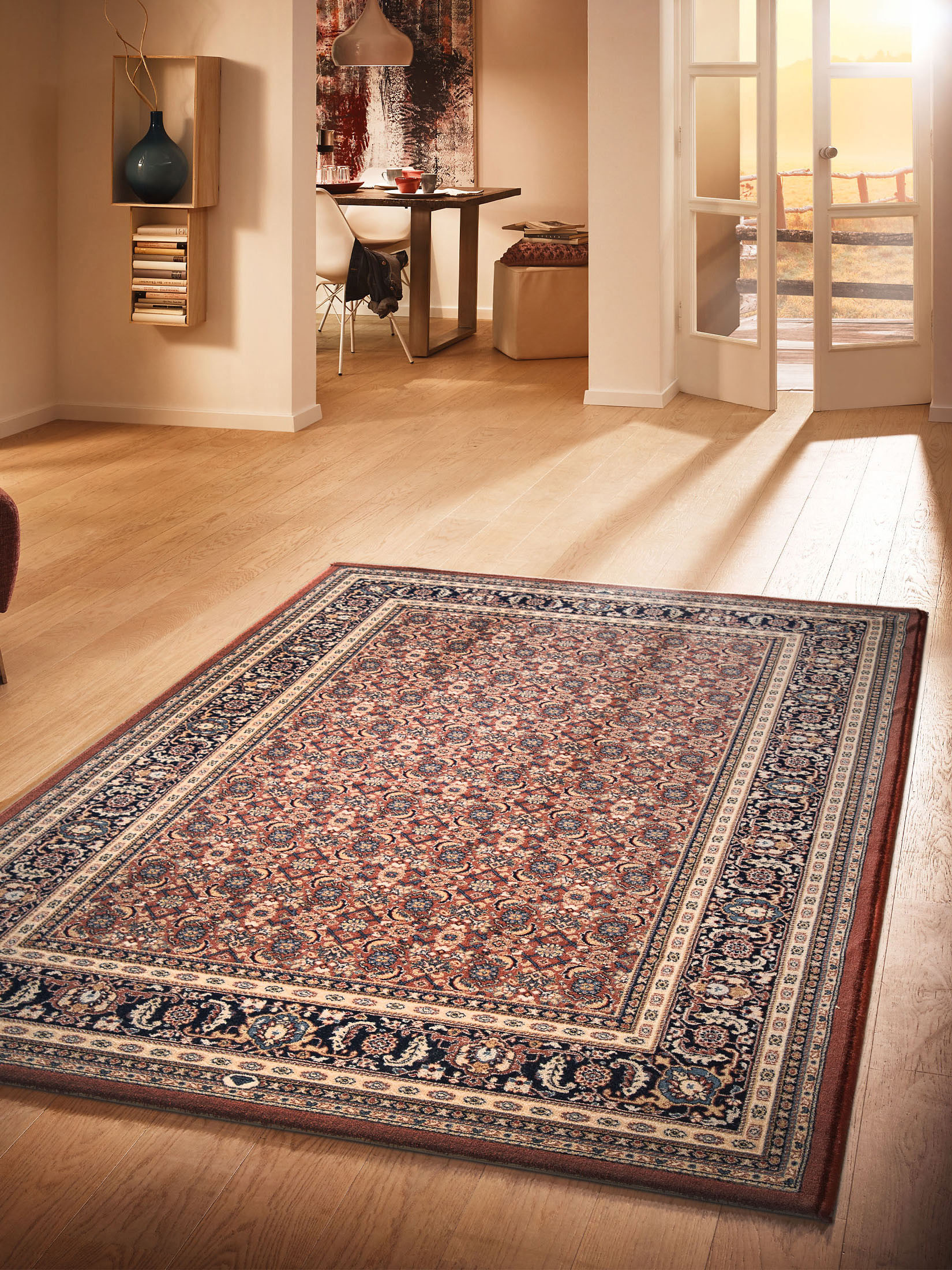 Herati Royal Orient-Teppich, Kupfer