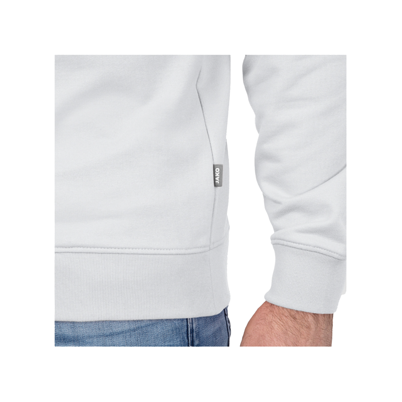 Jako Doubletex Ziptop Weiss F000