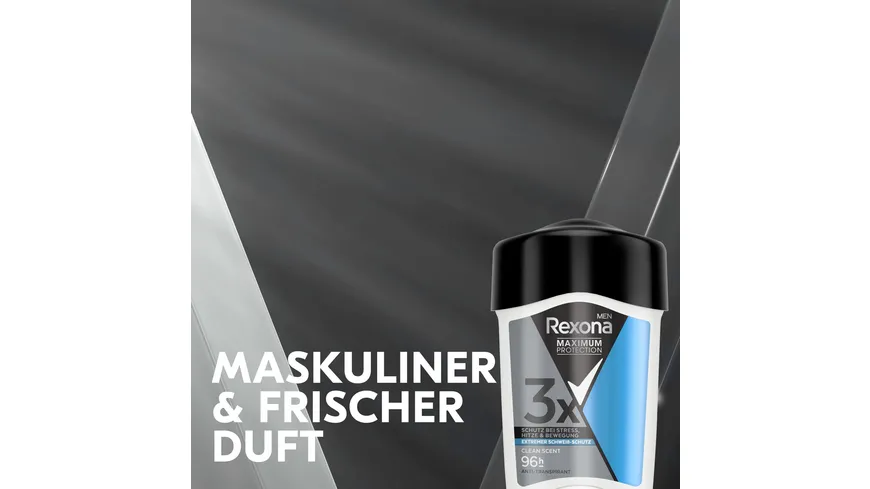 Rexona Maximum Protection Men Deo Cremestick Anti-Transpirant Clean Scent 45 ml 45 ml