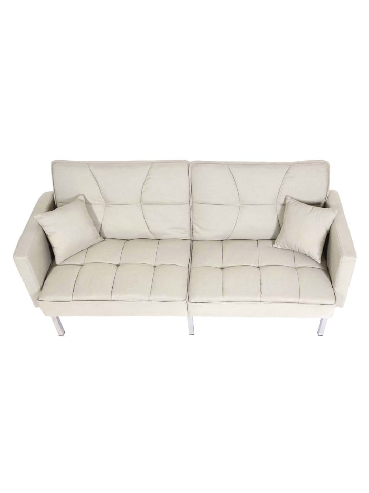 MCW Schlafsofa K65, Stoff/Textil creme-beige günstig kaufen onesize