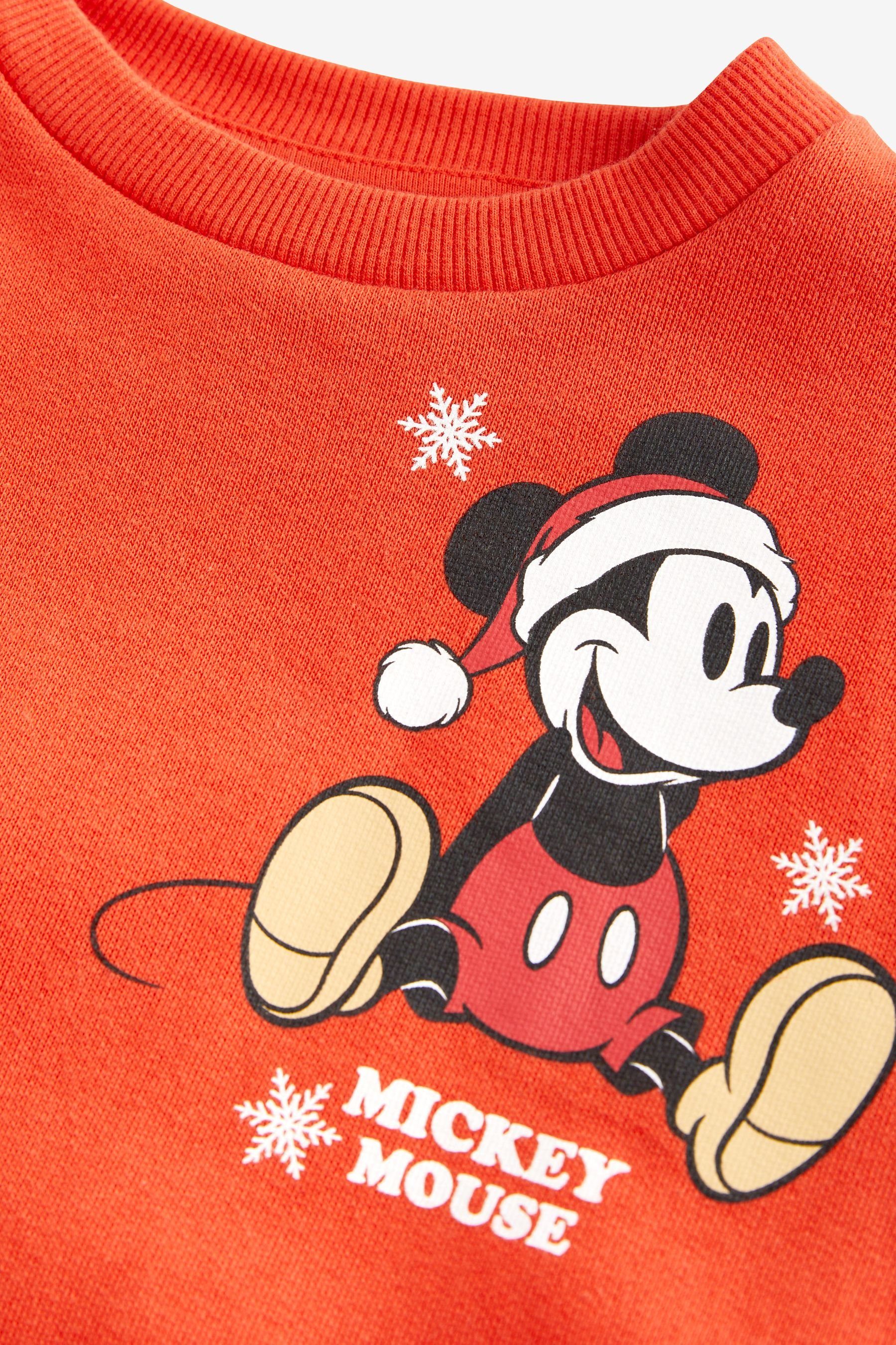 Next Sweatshirt Micky Maus Weihnachtspullover aus Jersey (1-tlg)