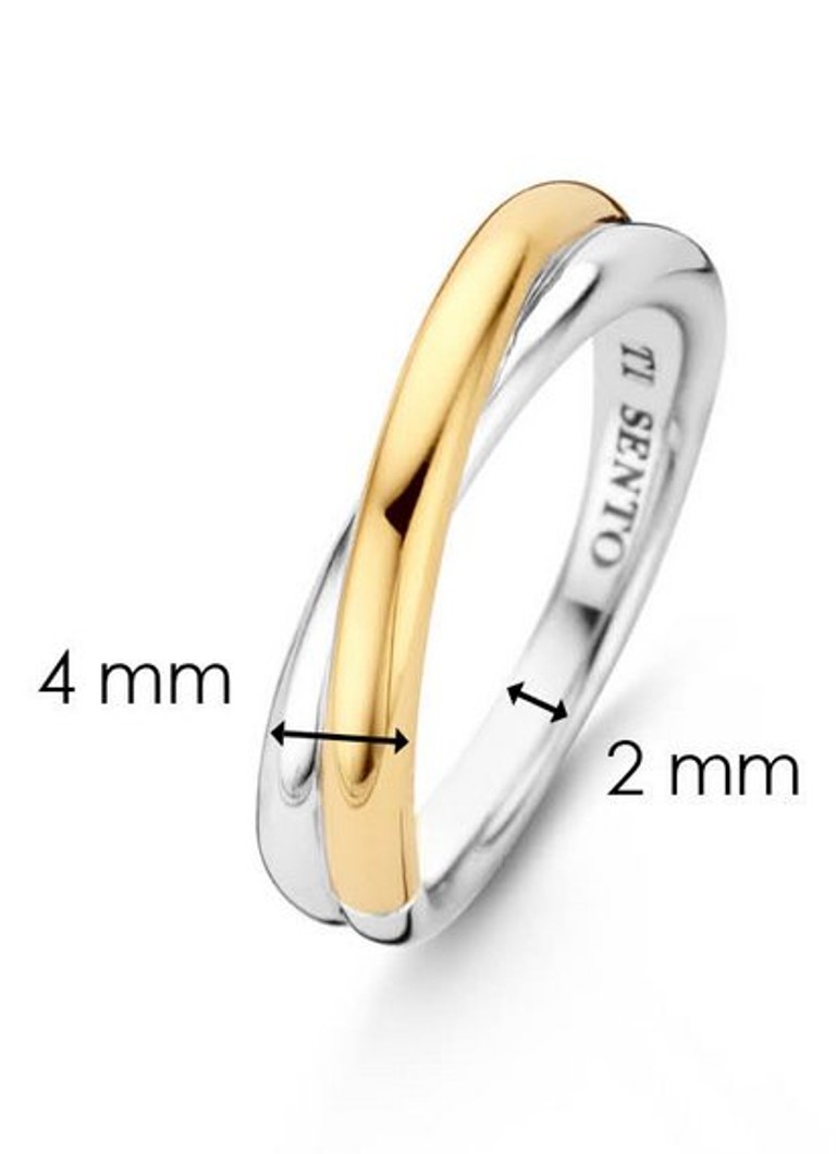 TI SENTO - Milano  Ring verguld 1953SY
