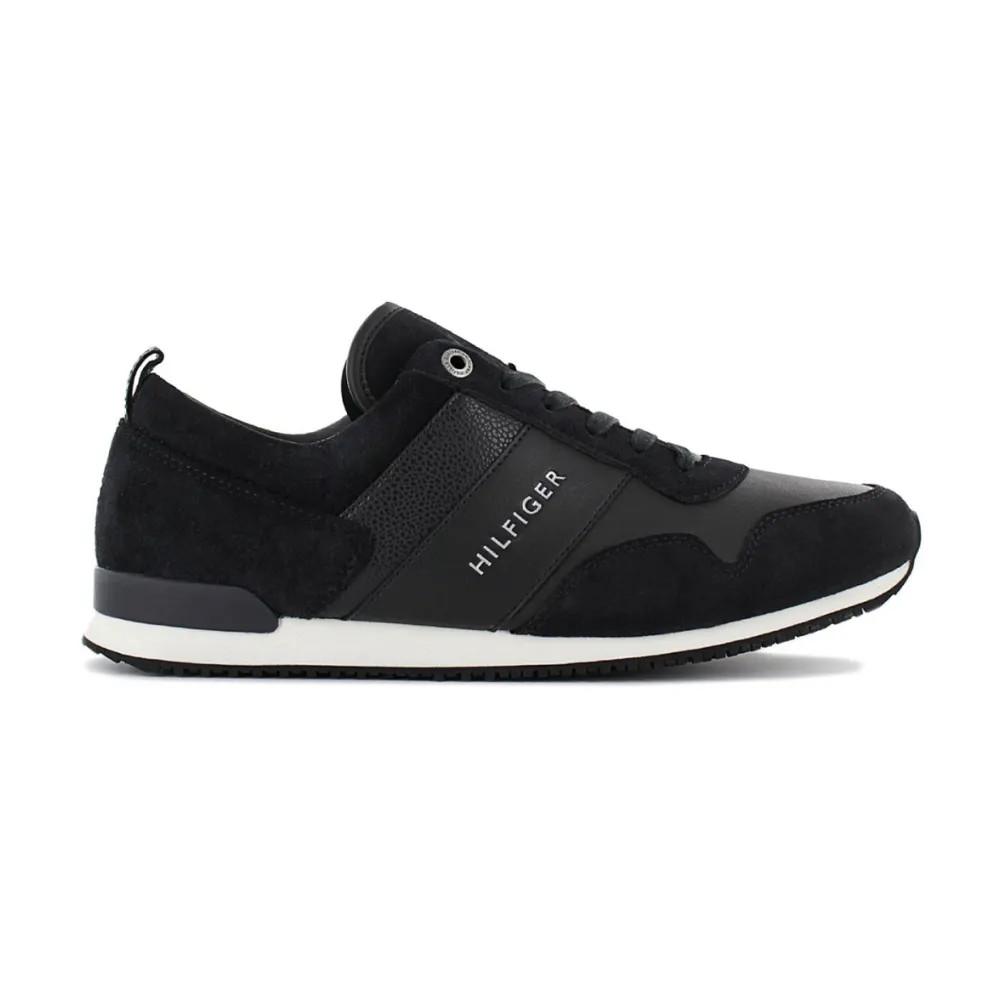 Tommy Hilfiger ICONIC LEATHER SUEDE MIX FM0FM00924/403 / schwarz