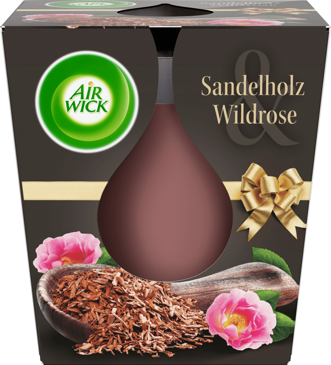 Duftkerze im Glas Sandelholz & Wildrose 105g, 1 St