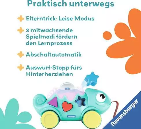 Ravensburger Play+ Musikalisches Farben & Formen Chamäleon