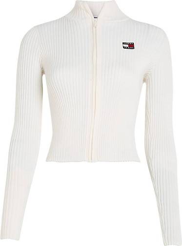 TOMMY-JEANS Damen Sweatjacke verkürzt
