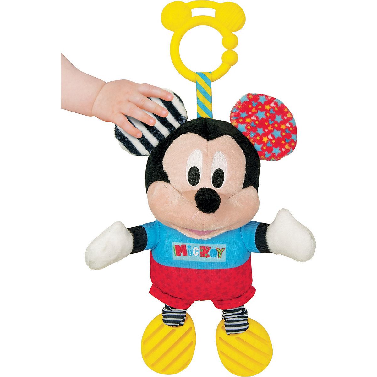 Baby Mickey Plüsch mit Zahnungshilfe