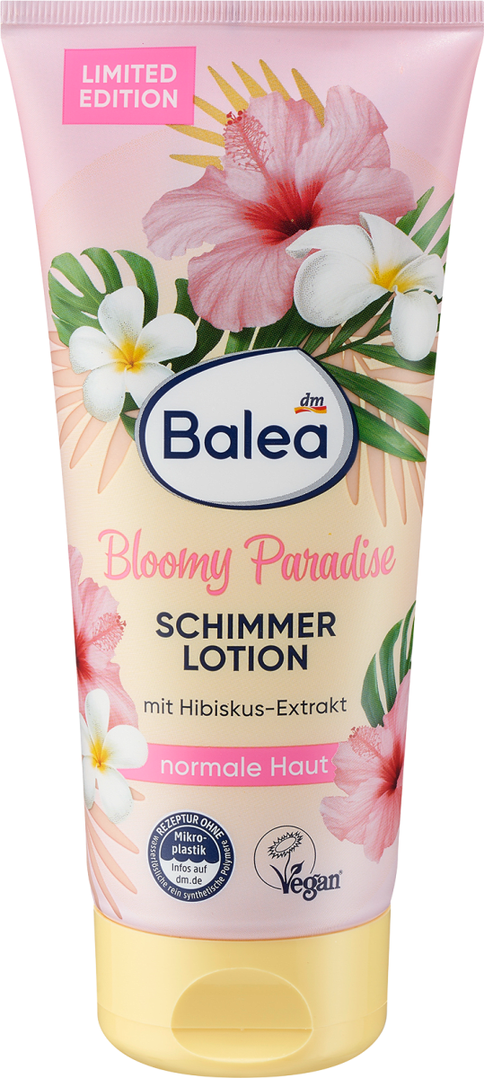 Schimmer Lotion Bloomy Paradise, 200 ml
