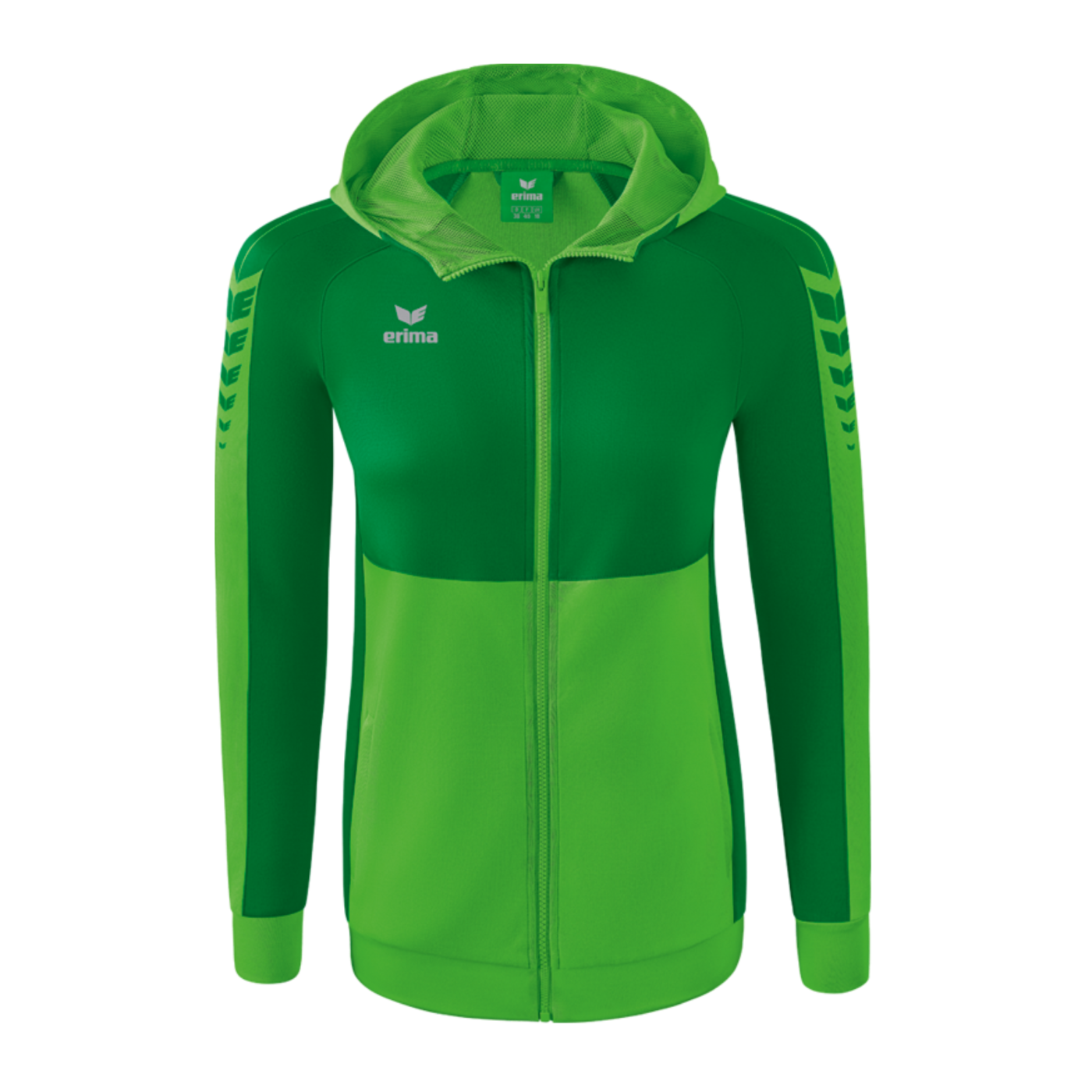 Erima Six Wings Kapuzenjacke Damen Grün
