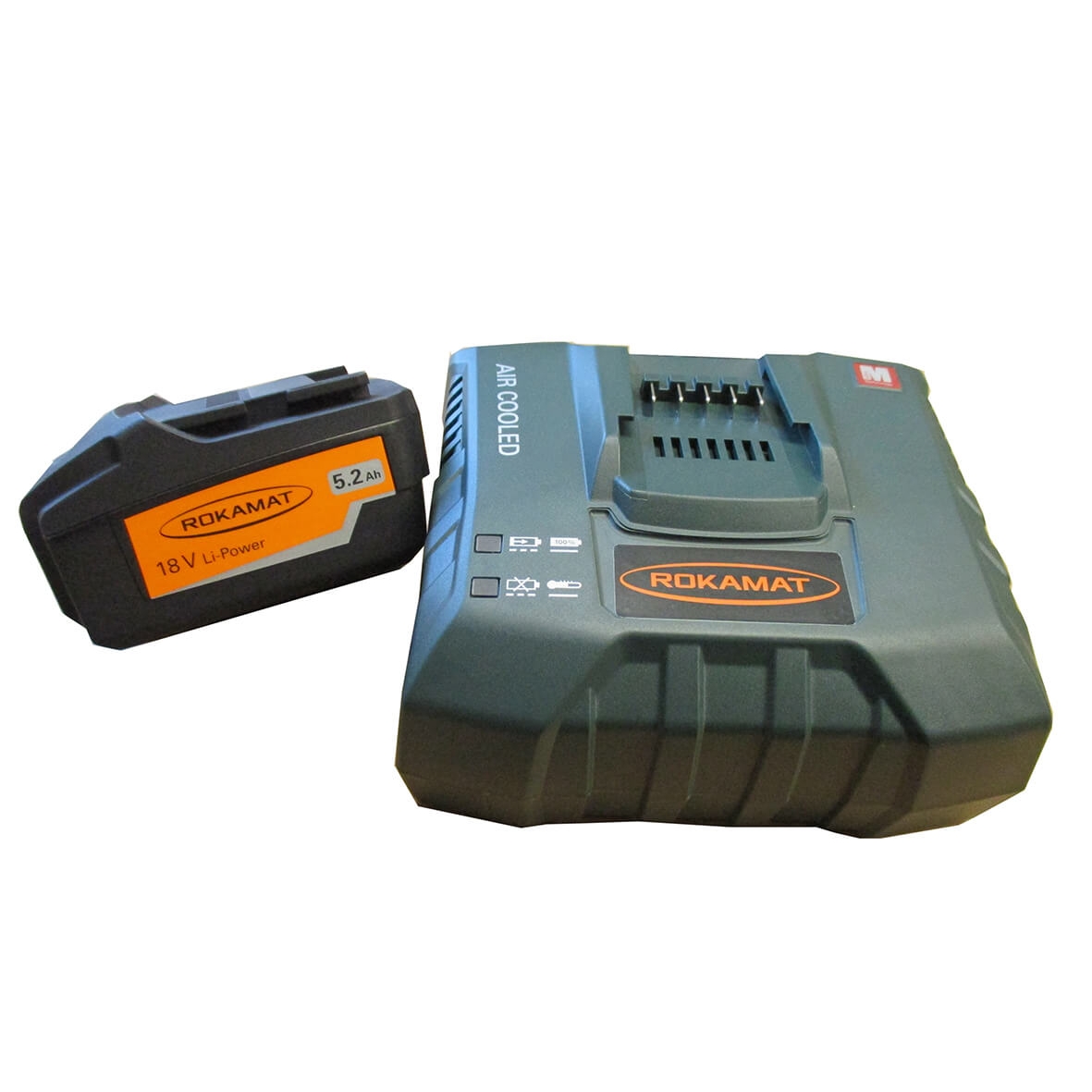 Rokamat 08066 Akumulator 18 V 5,2 Ah Li-Ion + szybka ładowarka