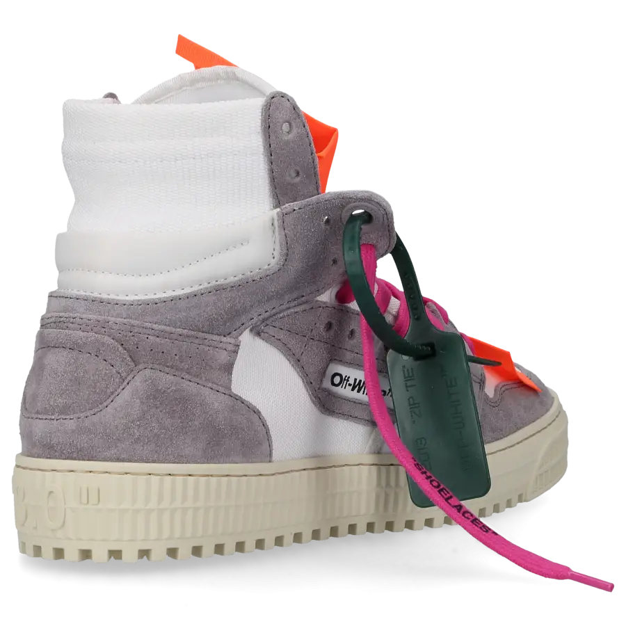 Off-White - Sneaker high 3.0 OFF COURT Kalbsleder - grau
