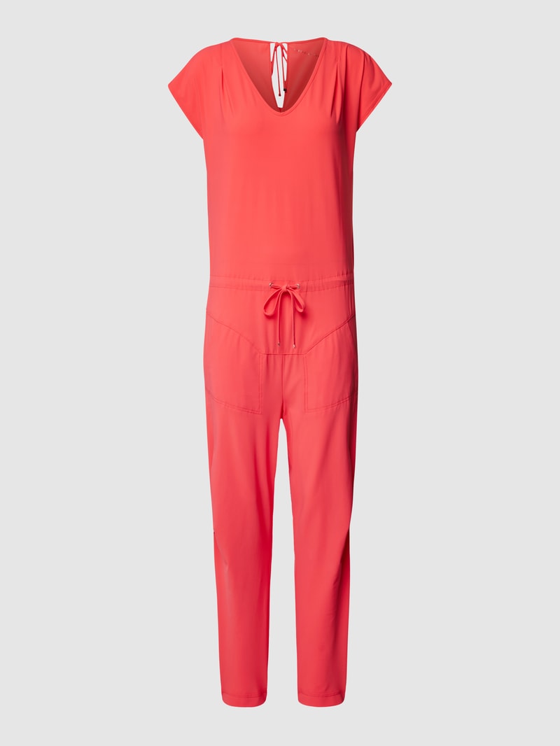 Jumpsuit mit seitlichen Eingrifftaschen Modell GIRA JUMPY in koralle