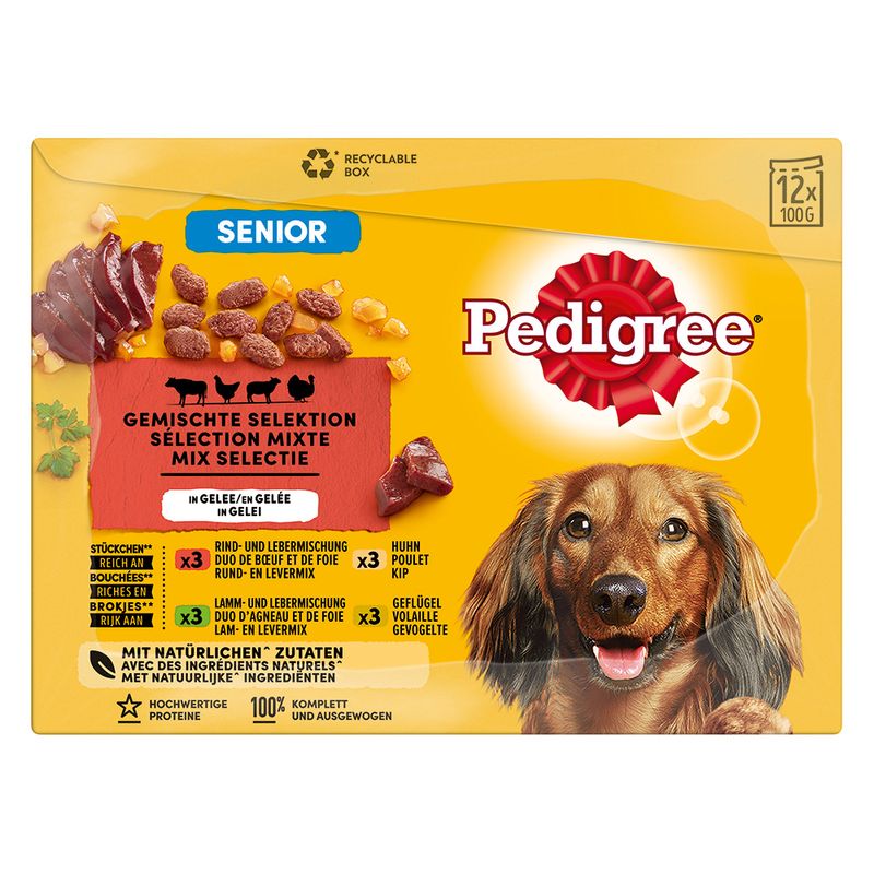 Pedigree Senior Frischebeutel Multipack