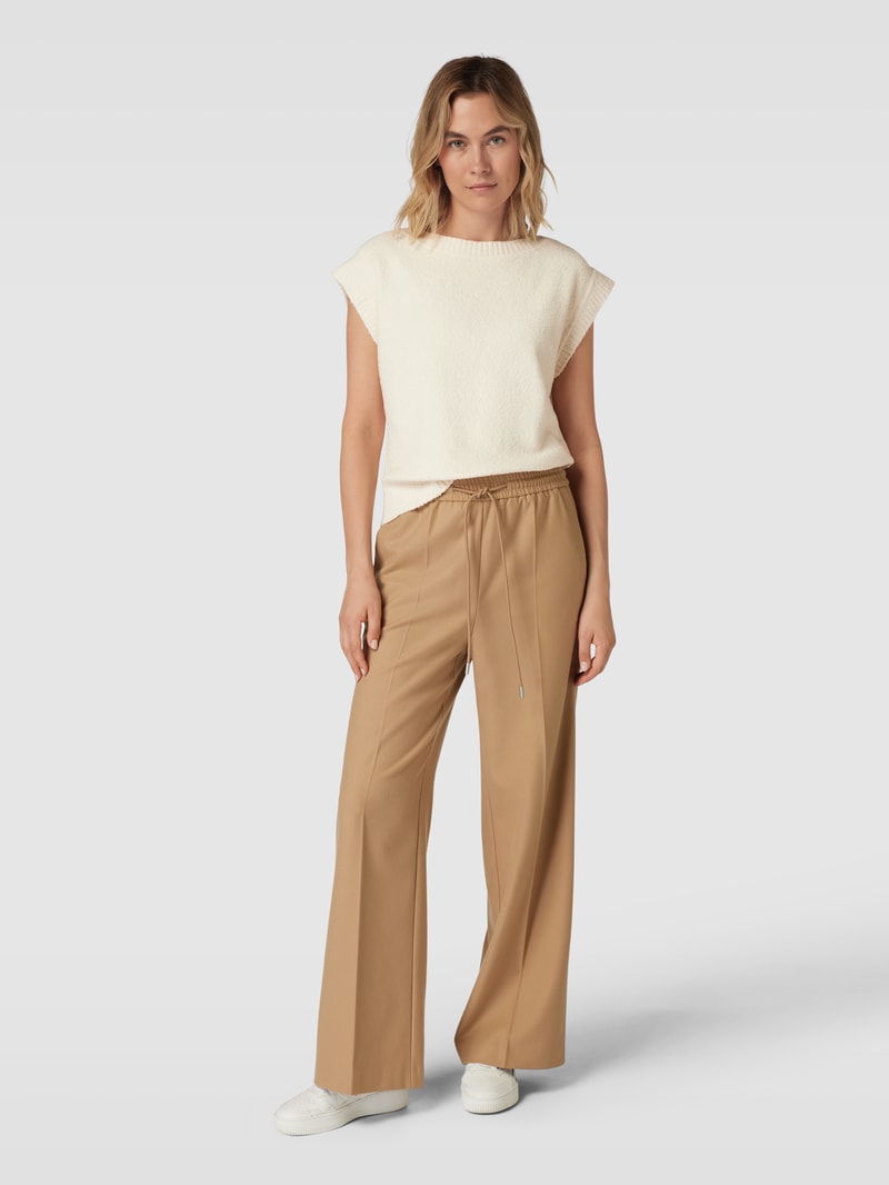 Pullunder mit Kappärmeln in beige