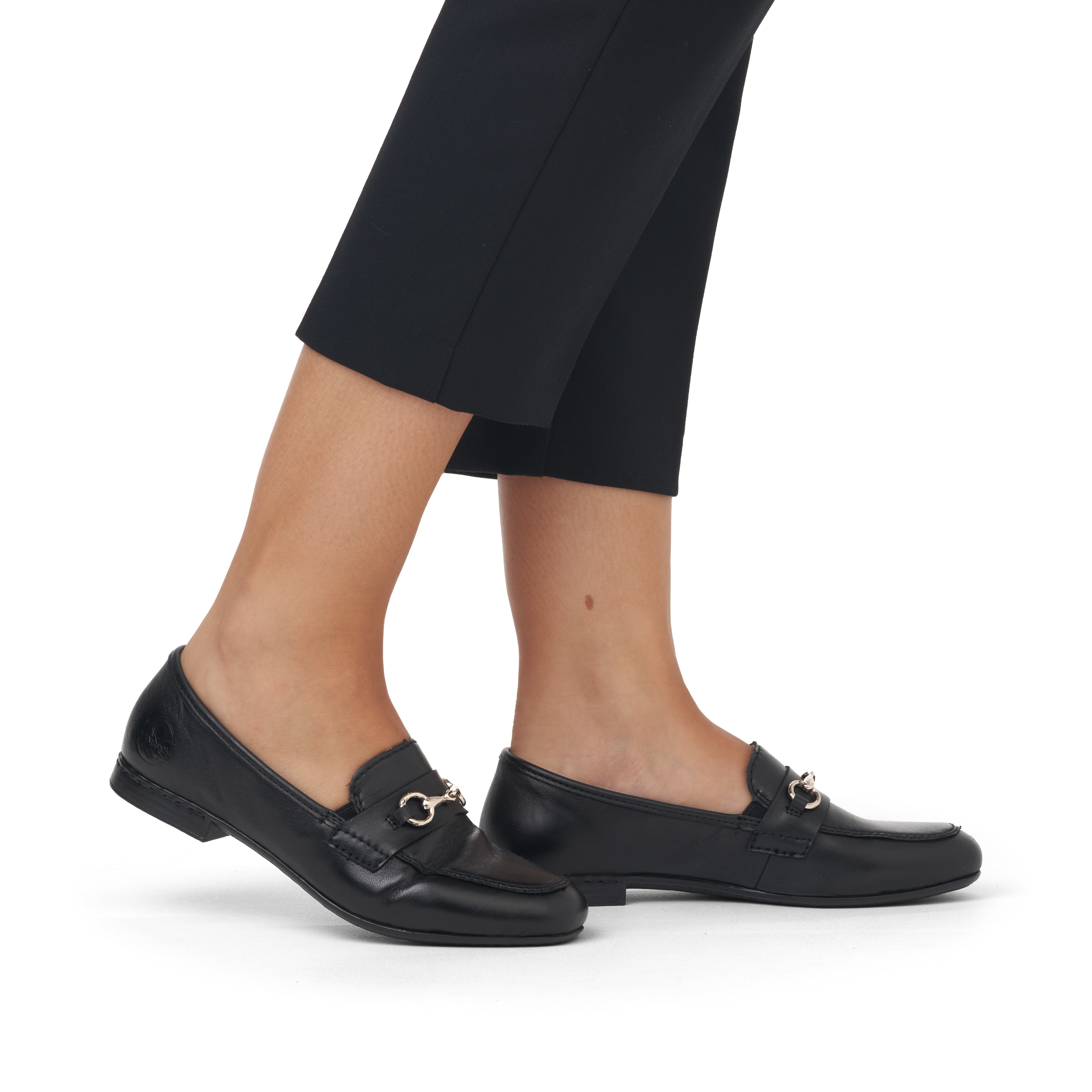 Rieker Damen Loafer mitternachtsschwarz