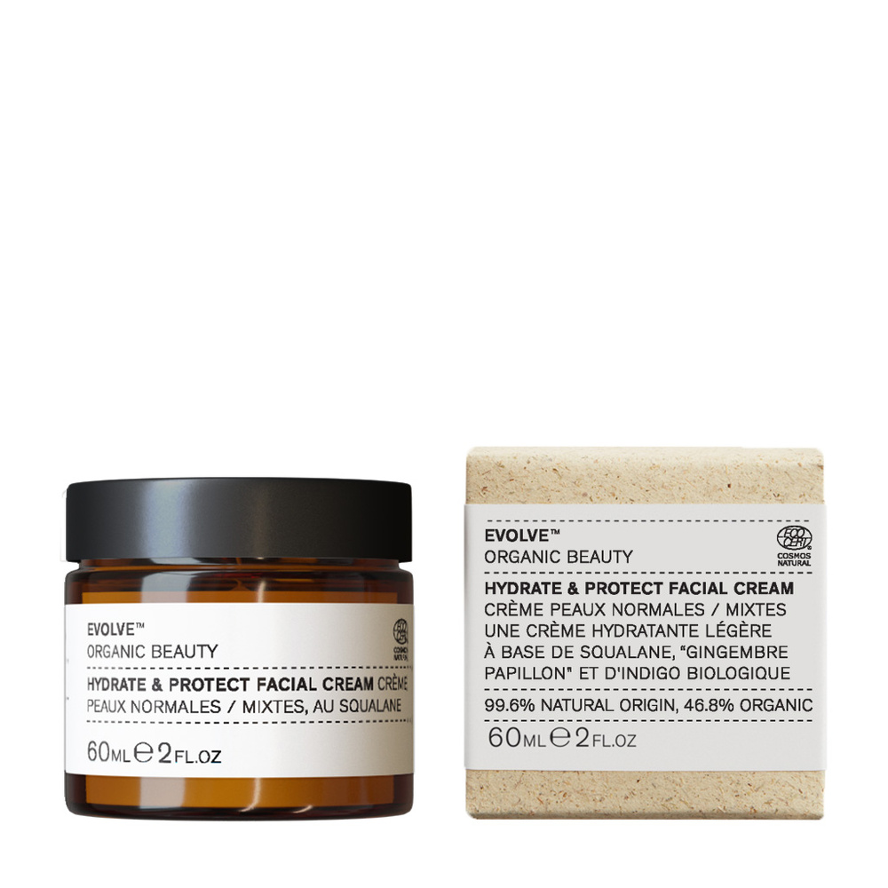 evolve organic beauty Evolve, Hydrate&Protect Face Cream 60ml Crème de jour peau normale & mixte