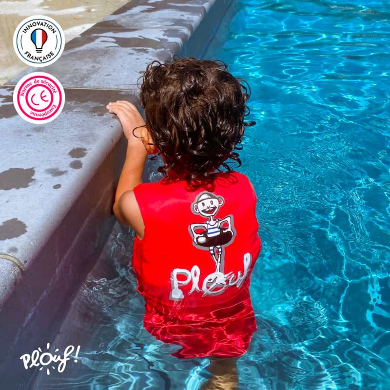 Maillot de bain flottant : Jim rouge