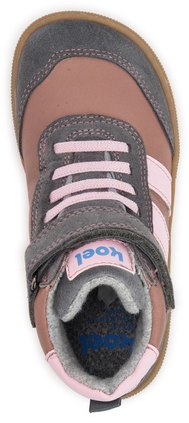 Koel bare ~ Devo MidCut Sneaker Wollfleece ~ Pink