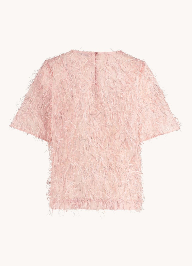 Top Madison de la Studio Anneloes cu lurex și franjuri.