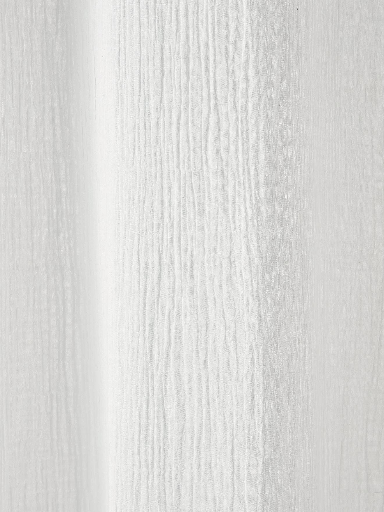 Rideau tamisant en gaze de coton bleu grisé