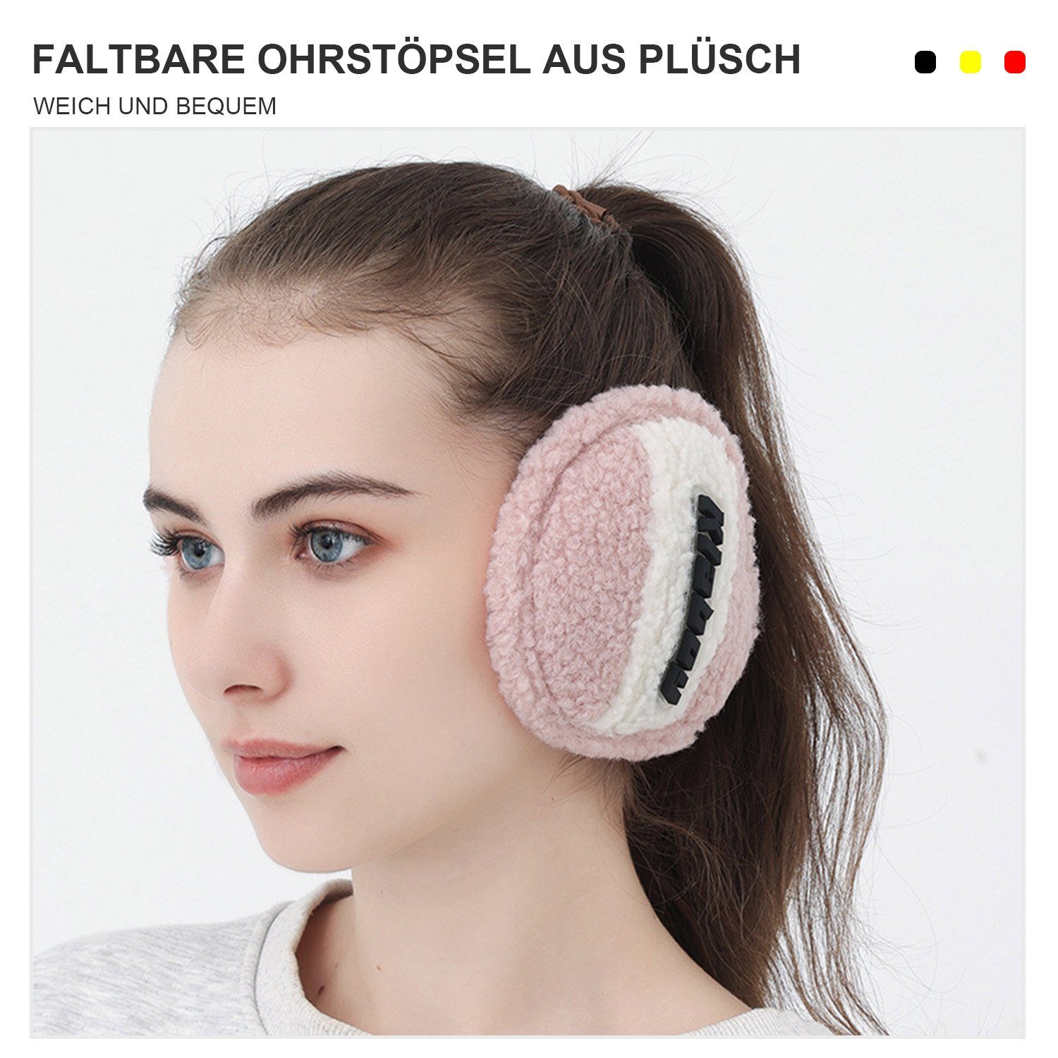 MAGICSHE Ohrenwärmer Weiche Ohrenschützer Plüsch
