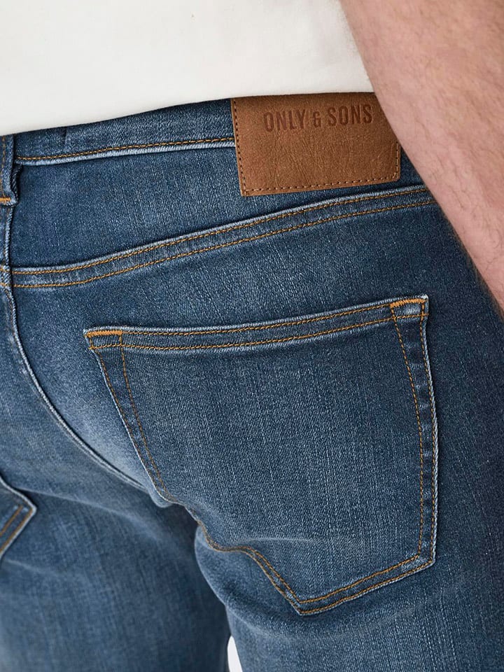 ONLY & SONS Jeans - Slim fit - in Dunkelblau günstig kaufen