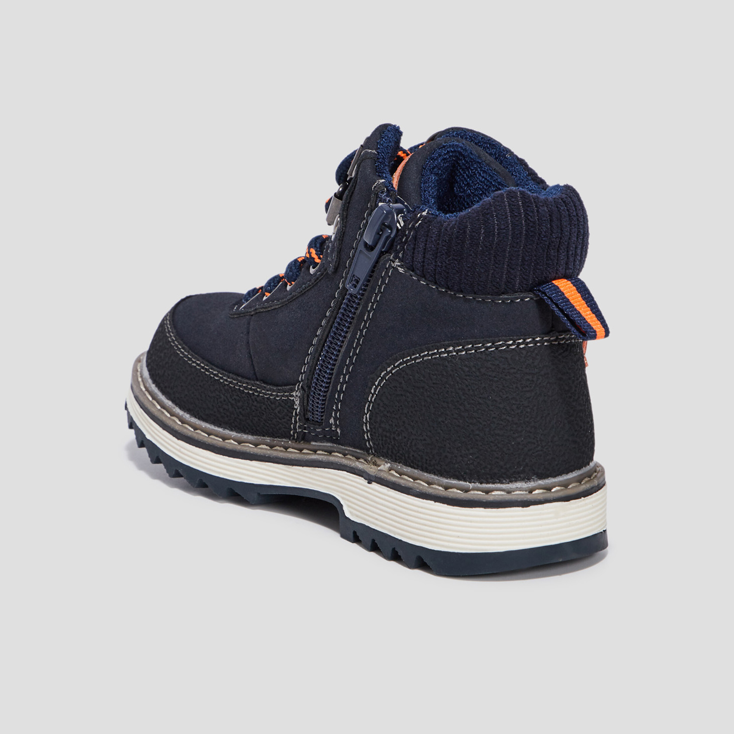 Bottines à lacets bleu marine garçon | La Halle