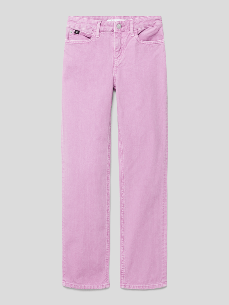 Wide Leg Jeans aus Baumwolle Modell 'IRIS ORCHID' in flieder