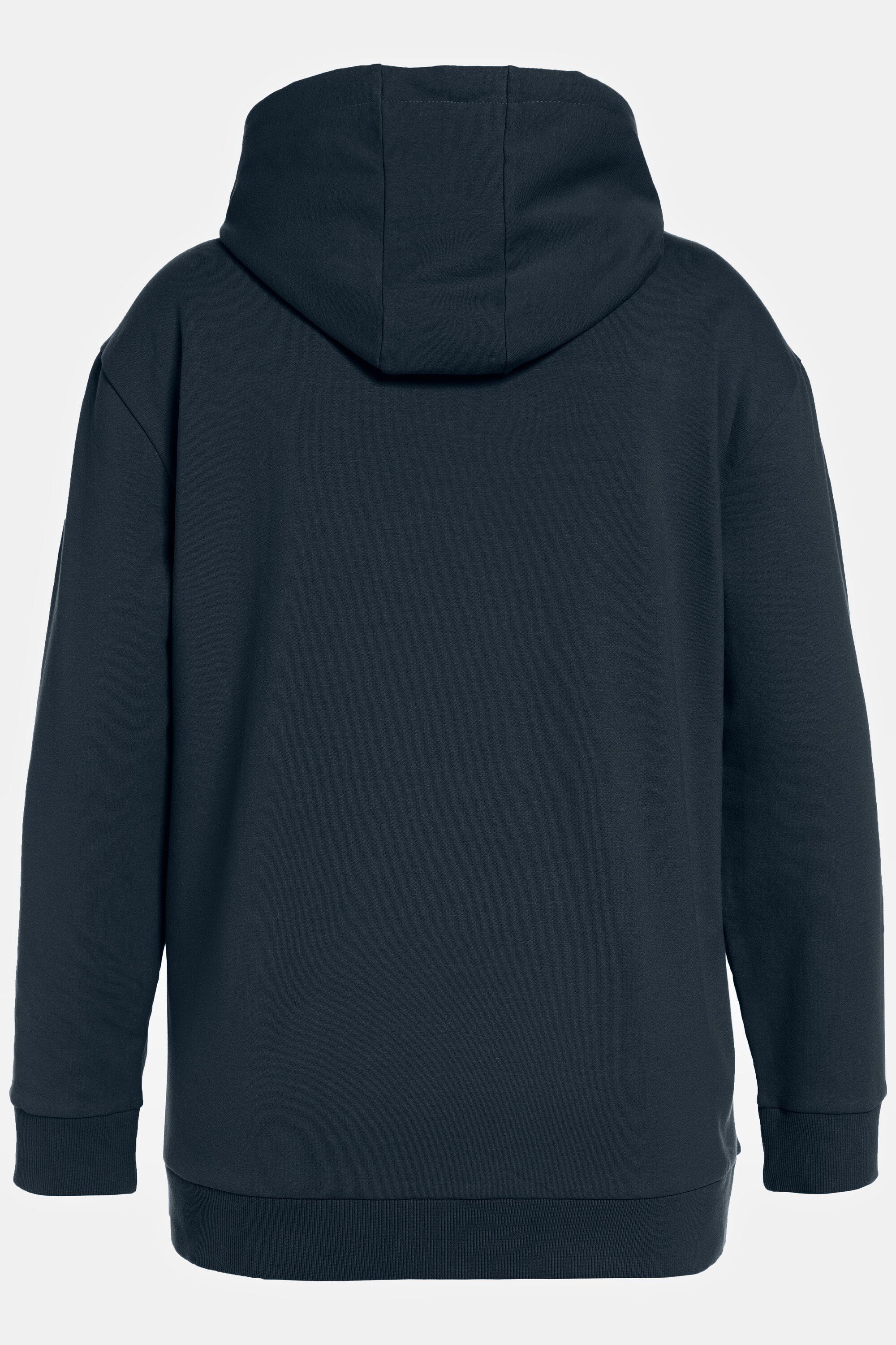 Ulla Popken Umstandssweatshirt Bellieva-Hoodie Stillfunktion A-Linie Kapuze