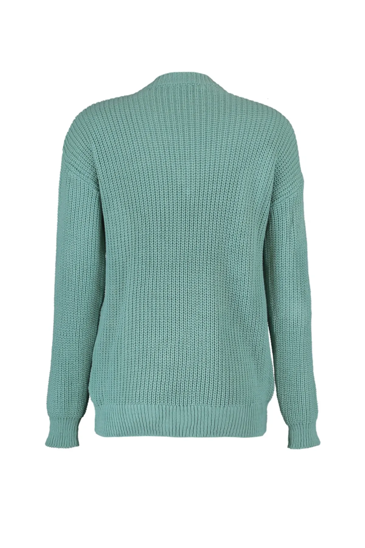 Trendyol Collection  Mintfarbener Strickpullover mit Lochmuster TWOAW21KZ0690