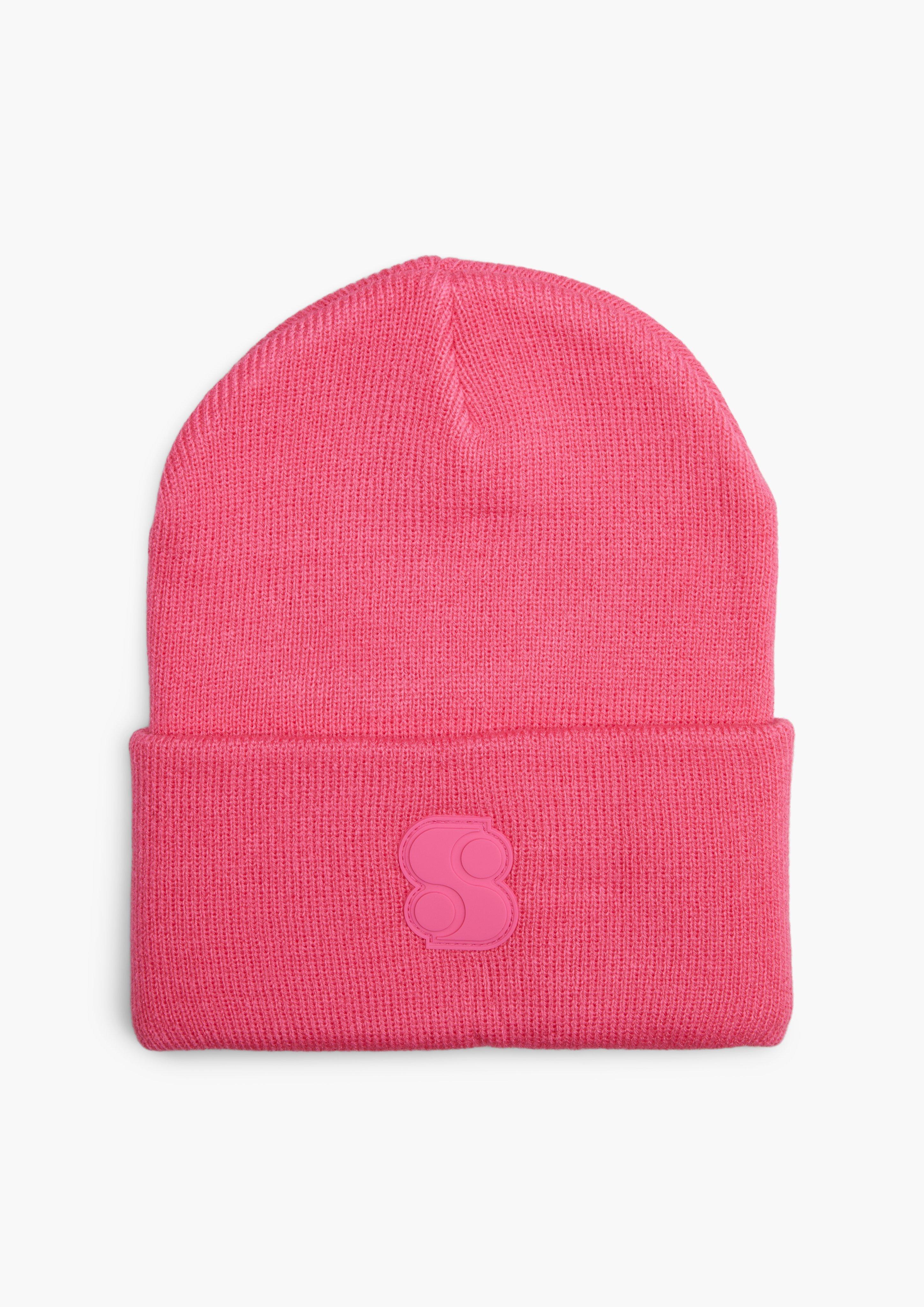 Strickmütze mit Label-Patch  2123528-4424