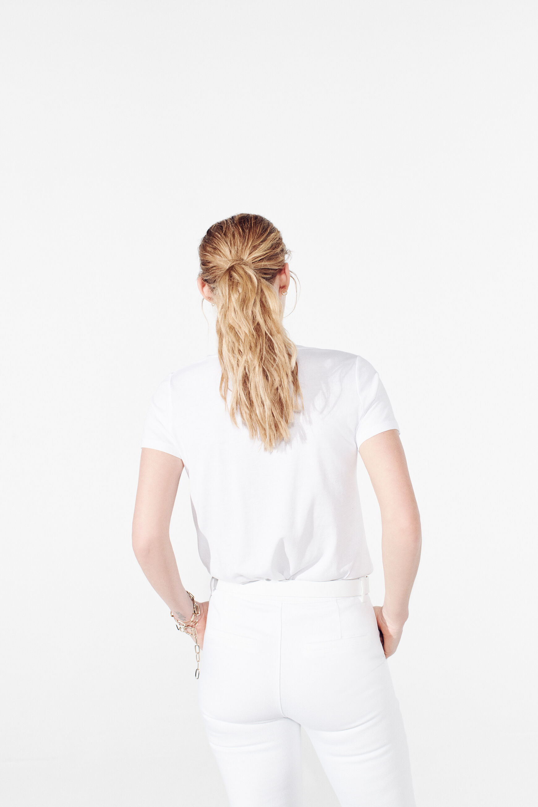 t-shirt nessa blanc femme