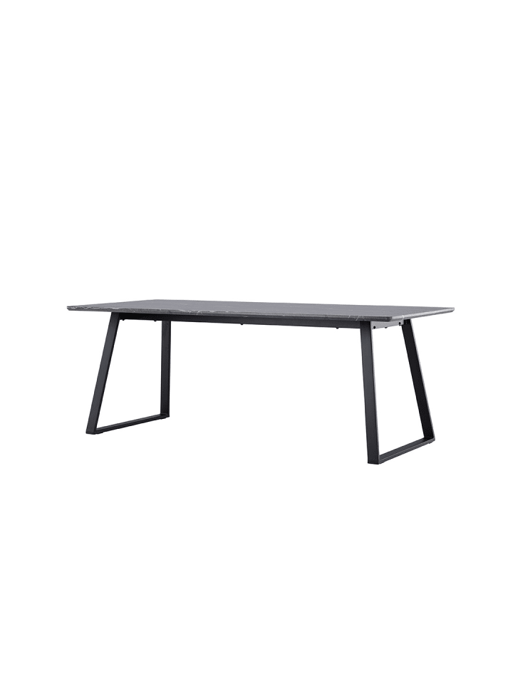 ebuy24 Esstisch Malaga Dunkelgrau 200 x 90 cm günstig kaufen onesize