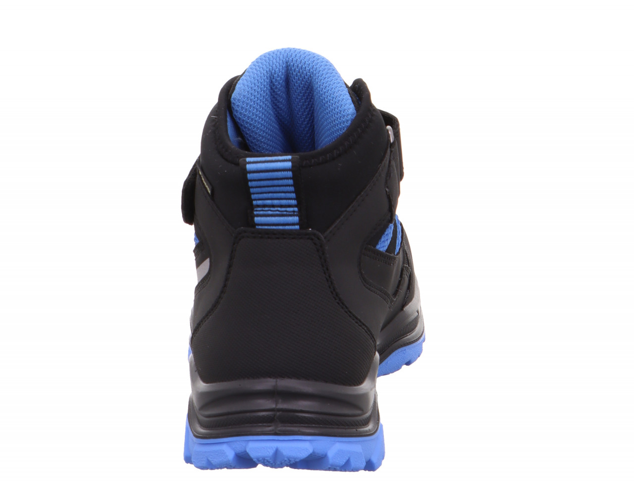 JUPITER - Schwarz/Hellblau Boots mit Klettverschluss