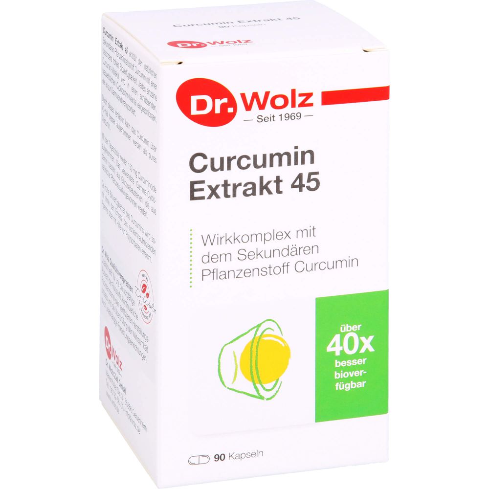 CURCUMIN EXTRAKT 45 Dr.Wolz Kapseln