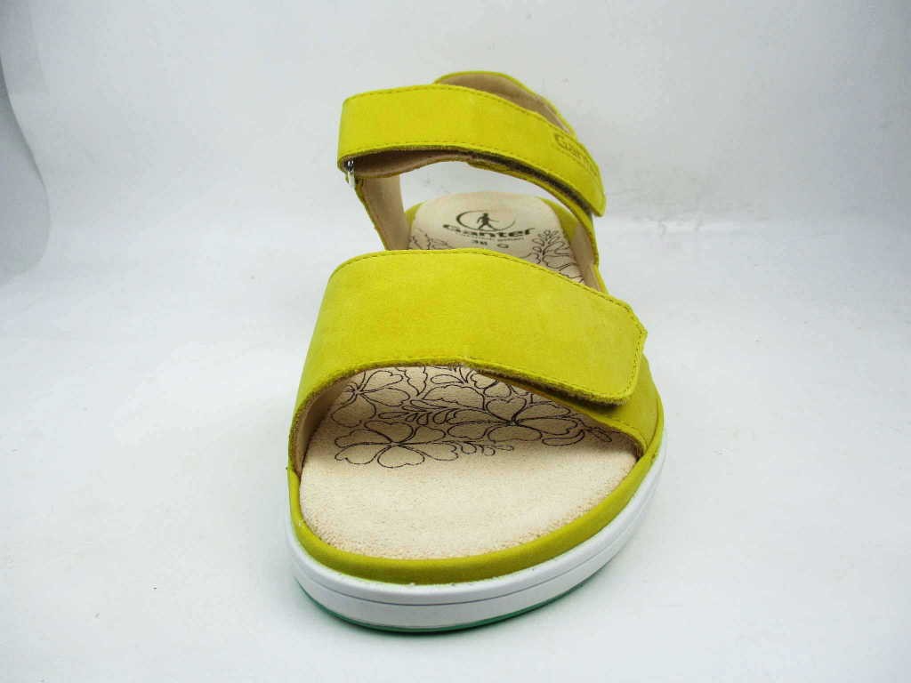 GANTER Komfort Sandalen gelb