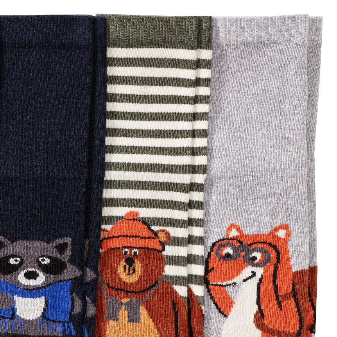 5 Paar Baby Socken mit Tier-Motiven