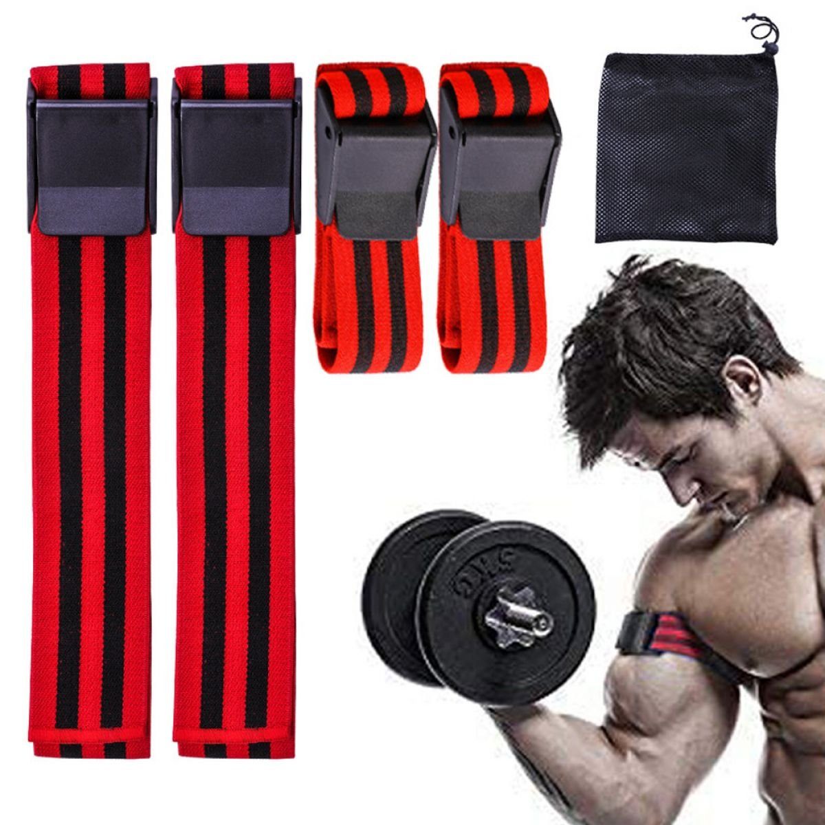 Juoungle Hantel-Set Occlusion Training Bands, Blood Flow Restriction Bands
